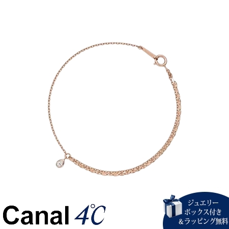4℃ ヨンドシー ブレスレット レディース ジルコニア 正規品 カナル4℃ カナル4℃ ヨンドシー シンプル ゴールドコーティング 華奢 ヨンドシー ブレスレット レディース キュービックジルコニア K10