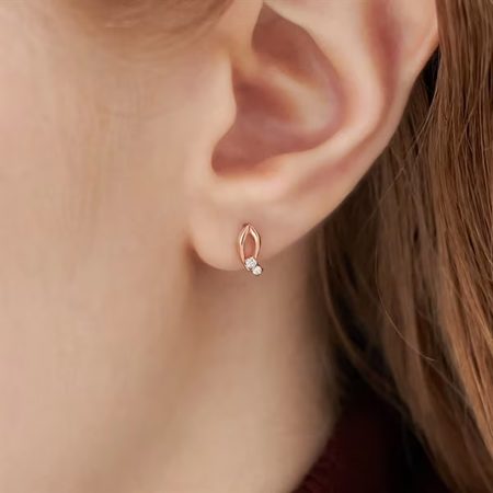 カナルヨンドシー Canal 4℃ カナル4℃ K10さくら色ゴールド ピアス キュービックジルコニア ブランド名 定まり品 新品 差し上げ物 差し上げ物 一般受け おすすめ 生まれ落ちる日 不死化日 クリスマス 貨物輸送無料 ラッピング無料