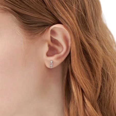カナルヨンドシー Canal 4℃ カナル4℃ K10白いことゴールド ピアス キュービックジルコニア ブランド名 定まり品 新品 差し上げ物 差し上げ物 一般受け おすすめ 生まれ落ちる日 不死化日 クリスマス 貨物輸送無料 ラッピング無料