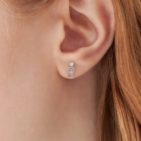 カナルヨンドシー Canal 4℃ カナル4℃ K10白いことゴールド ピアス キュービックジルコニア ブランド名 定まり品 新品 差し上げ物 差し上げ物 一般受け おすすめ 生まれ落ちる日 不死化日 クリスマス 貨物輸送無料 ラッピング無料