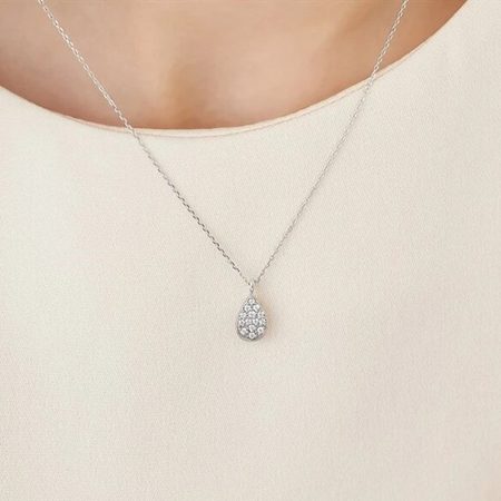 カナルヨンドシー Canal 4℃ カナル4℃ ネックレス シルバー しずく キュービックジルコニア レディース ブランド 正規品 新品 ギフト プレゼント 人気 おすすめ 誕生日 記念日 クリスマス 送料無料 ラッピング無料_5