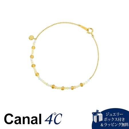 カナルヨンドシー Canal 4℃ カナル4℃ ブレスレット シルバー MIMOSA Collection ミモザ フラワー クォーツ/シトリン レディース ブランド 正規品 新品 ギフト プレゼント 人気 おすすめ 誕生日 記念日 クリスマス 送料無料 ラッピング無料