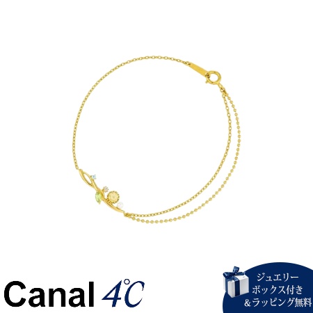 カナルヨンドシー Canal 4℃ カナル4℃ ブレスレット シルバー MIMOSA Collection ミモザ フラワー クォーツ/ペリドット レディース ブランド 正規品 新品 ギフト プレゼント 人気 おすすめ 誕生日 記念日 クリスマス 送料無料 ラッピング無料