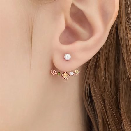 カナルヨンドシー Canal 4℃ カナル4℃ ピアス シルバー Spring Collection 春 ガーベラ 淡水パール レディース ブランド 正規品 新品 ギフト プレゼント 人気 おすすめ 誕生日 記念日 クリスマス 送料無料 ラッピング無料_3