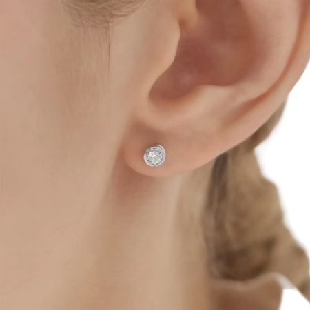 カナルヨンドシー Canal 4℃ カナル4℃ ピアス シルバー EARFLOW 一粒 シンプル キュービックジルコニア レディース ブランド 正規品 新品 ギフト プレゼント 人気 おすすめ 誕生日 記念日 クリスマス 送料無料 ラッピング無料_3