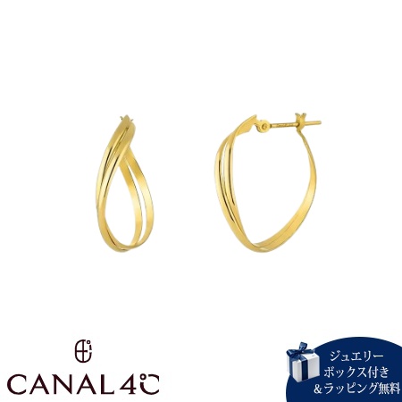カナルヨンドシー Canal 4℃ カナル4℃ ピアス シルバー EARFLOW フープ シンプル ウェーブ  レディース ブランド 正規品 新品 ギフト プレゼント 人気 おすすめ 誕生日 記念日 クリスマス 送料無料 ラッピング無料