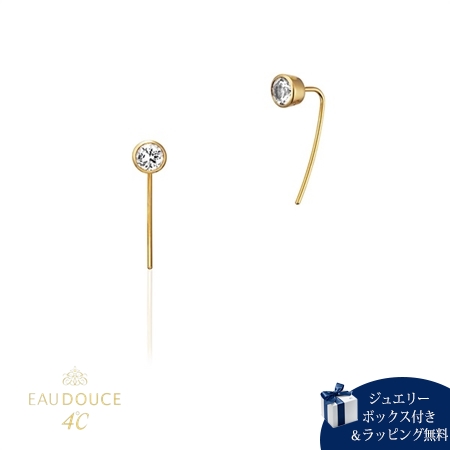 ヨンドシー 4℃ EAU DOUCE4℃ K18イエローゴールド ピアス トパーズ ブランド 正規品 新品 ギフト プレゼント 人気 おすすめ 誕生日 記念日 クリスマス 送料無料 ラッピング無料