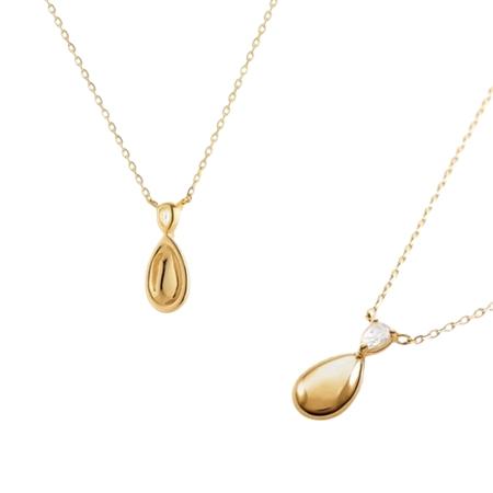 ヨンドシー 4℃ アクセサリー K10 4℃アクアゴールド ネックレス ホワイト トパーズ ブランド 正規品 新品 ギフト プレゼント 人気 おすすめ 誕生日 記念日 クリスマス 送料無料 ラッピング無料_1
