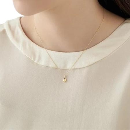 ヨンドシー 4℃ アクセサリー K10 4℃アクアゴールド ネックレス ホワイト トパーズ ブランド 正規品 新品 ギフト プレゼント 人気 おすすめ 誕生日 記念日 クリスマス 送料無料 ラッピング無料_3