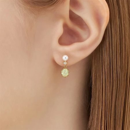 ヨンドシー 4℃ MIMOSA Collection K10イエローゴールド ピアス クォーツ ホワイトトパーズ ブランド 正規品 新品 ギフト プレゼント 人気 おすすめ 誕生日 記念日 クリスマス 送料無料 ラッピング無料_3