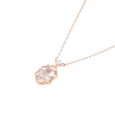 ヨンドシー 4℃ 限定 4月誕生石 K10ピンクゴールド ネックレス モルガナイト ブランド 正規品 新品 ギフト プレゼント 人気 おすすめ 誕生日 記念日 クリスマス 送料無料 ラッピング無料_1