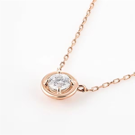 ヨンドシー 4℃ K10ピンクゴールド ネックレス 一粒 シンセティック モアサナイト ブランド 正規品 新品 ギフト プレゼント 人気 おすすめ 誕生日 記念日 クリスマス 送料無料 ラッピング無料_2