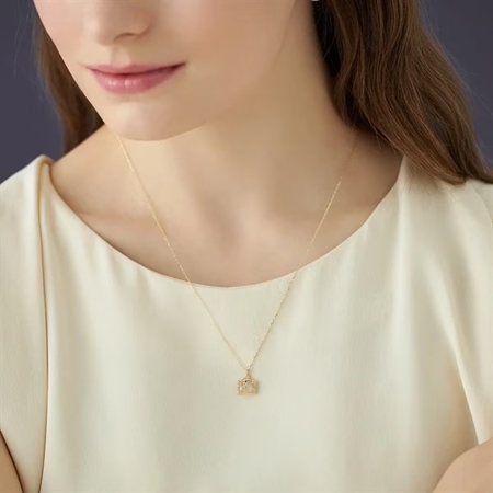 【送料無料】【ラッピング無料】ヨンドシー 4℃ EAU DOUCE４℃ Summer Collection K10イエローゴールド ネックレス アイオライト アメシスト ホワイト トパーズ 