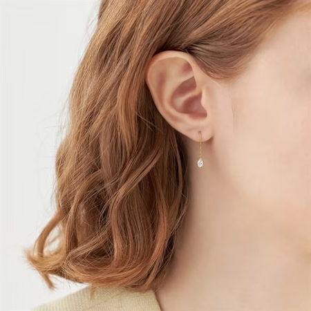 ヨンドシー 4℃ EAU DOUCE4℃ K10イエローゴールド ピアス ホワイト トパーズ ブランド 正規品 新品 ギフト プレゼント 人気 おすすめ 誕生日 記念日 クリスマス 送料無料 ラッピング無料_3