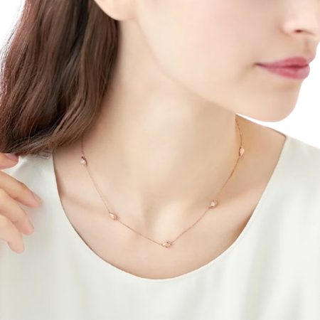 ヨンドシー 4℃ ネックレス シルバー SAKURA Collection 桜 ホワイトトパーズ レディース ブランド 正規品 新品 ギフト プレゼント 人気 おすすめ 誕生日 記念日 クリスマス 送料無料 ラッピング無料_5