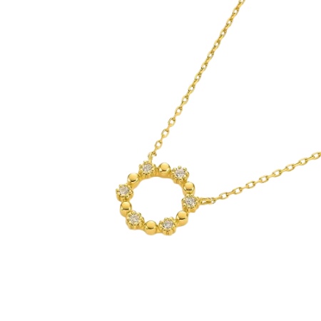 ヨンドシー 4℃ シルバー ネックレス MIMOSA ミモザ 限定 フラワー ホワイトトパーズ レディース ブランド 正規品 新品 ギフト プレゼント 人気 おすすめ 誕生日 記念日 クリスマス 送料無料 ラッピング無料_1