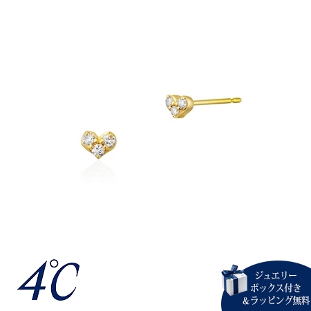 ヨンドシー 4℃ K10イエローゴールド ピアス ダイヤモンド ブランド 正規品 新品 ギフト プレゼント 人気 おすすめ 誕生日 記念日 クリスマス 送料無料 ラッピング無料