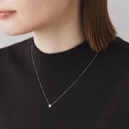 EAU DOUCE4℃ K18ホワイトゴールド ネックレス