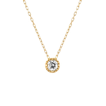 ヨンドシー 4℃ EAU DOUCE4℃ 7月誕生石 K10イエローゴールド ネックレス ルビー ダイヤモンド ブランド 正規品 新品 ギフト プレゼント 人気 おすすめ 誕生日 記念日 クリスマス 送料無料 ラッピング無料_1