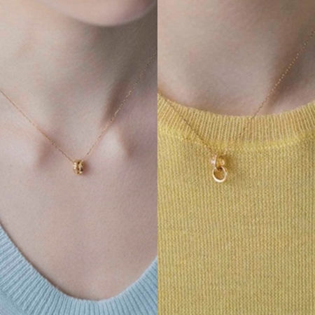 EAU DOUCE4℃【Anniversary】K18イエローゴールドネックレス