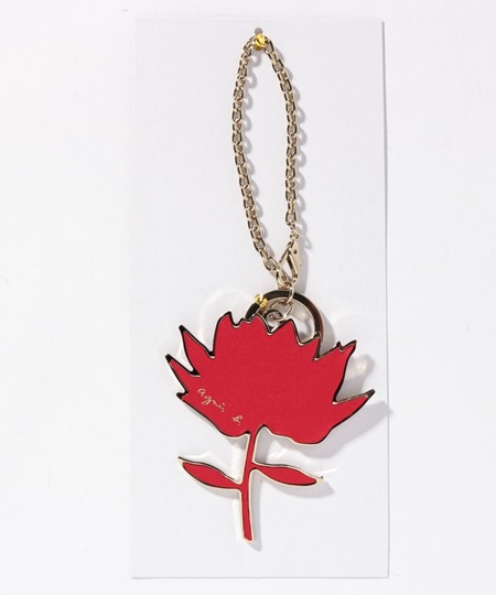 アニエスべー チャーム フラワーバッグチャーム レッド agnes b ブランド 正規品 新品 ギフト プレゼント 人気 おすすめ 誕生日 記念日 クリスマス 送料無料 ラッピング無料