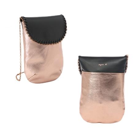 アニエスベー agnes b バッグ ショルダーバッグ ミニショルダー ゴールド ブランド 正規品 新品 ギフト プレゼント 人気 おすすめ 誕生日 記念日 クリスマス 送料無料 ラッピング無料_1