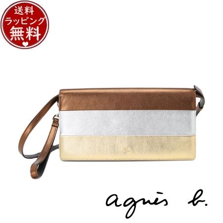 アニエスベー agnes b バッグ ショルダーバッグ ゴールド ブランド 正規品 新品 ギフト プレゼント 人気 おすすめ 誕生日 記念日 クリスマス 送料無料 ラッピング無料