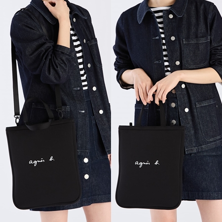 アニエスベー agnes b バッグ PCケース パソコンバッグ ブラック ブランド 正規品 新品 ギフト プレゼント 人気 おすすめ 誕生日 記念日 クリスマス 送料無料 ラッピング無料_3