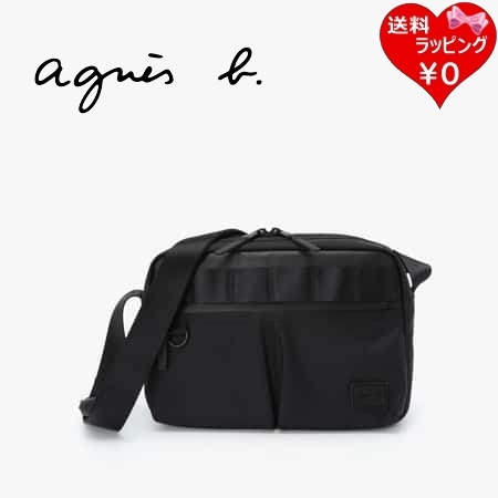 アニエスベー agnes b ショルダーバッグ ブラック  ブランド 正規品 新品 ギフト プレゼント 人気 おすすめ 誕生日 記念日 クリスマス 送料無料 ラッピング無料