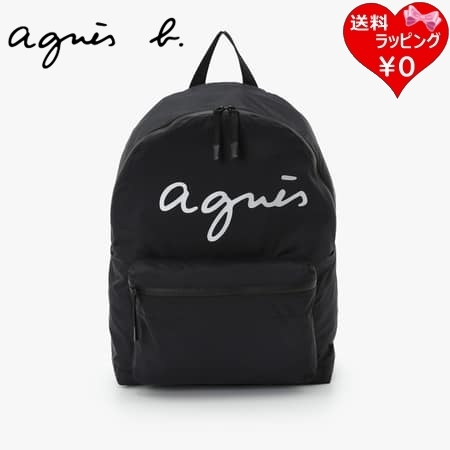 アニエスベー agnes b バックパック リュック ユニセックス メンズ レディース A4対応 ブラック  ブランド 正規品 新品 ギフト プレゼント 人気 おすすめ 誕生日 記念日 クリスマス 送料無料 ラッピング無料