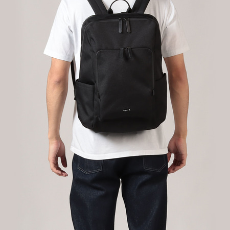 アニエスベー agnes b バックパック リュック ブラック ブランド 正規品 新品 ギフト プレゼント 人気 おすすめ 誕生日 記念日 クリスマス 送料無料 ラッピング無料