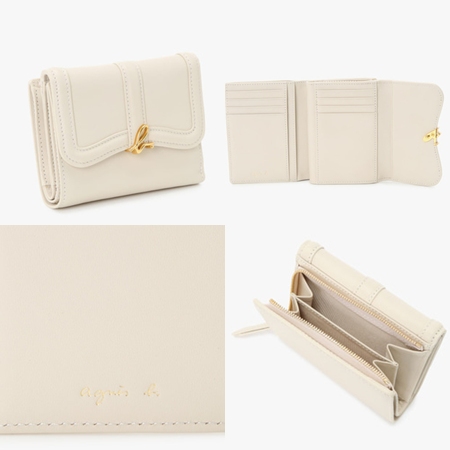 アニエスベー agnes b 財布 折財布 レザー 三つ折り ウォレット レディース ブランド 正規品 新品 ギフト プレゼント 人気 おすすめ 誕生日 記念日 クリスマス 送料無料 ラッピング無料_2