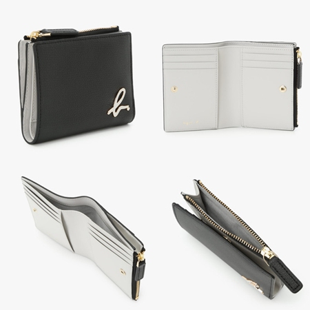 アニエスベー agnes b 財布 折財布 レザー 二つ折り ウォレット