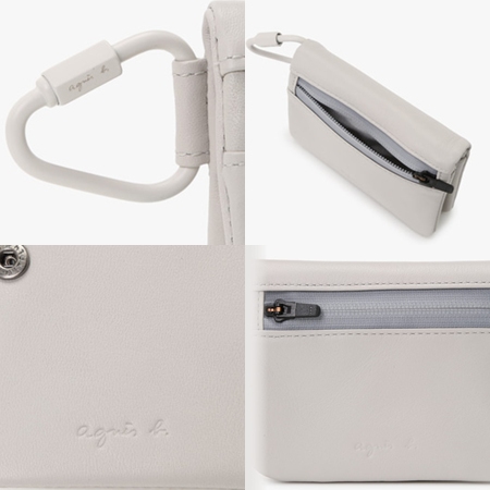 アニエスベー agnes b 財布 折財布 二つ折り ウォレット レディース メンズ ユニセックス グレー ブランド 正規品 新品 ギフト プレゼント 人気 おすすめ 誕生日 記念日 クリスマス 送料無料 ラッピング無料