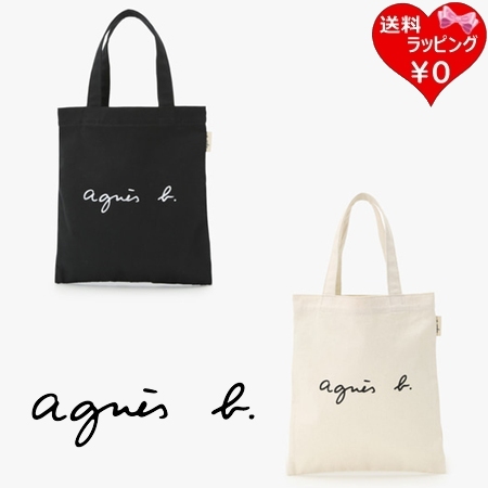 アニエスベー agnes b ハンドバッグ ロゴ コットンバッグ レディース メンズ ユニセックス   ブランド 正規品 新品 ギフト プレゼント 人気 おすすめ 誕生日 記念日 クリスマス 送料無料 ラッピング無料