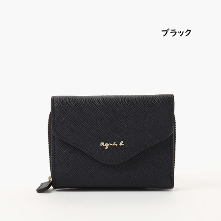 アニエスベー agnes b 財布 折財布 レザー 三つ折り ウォレット ava