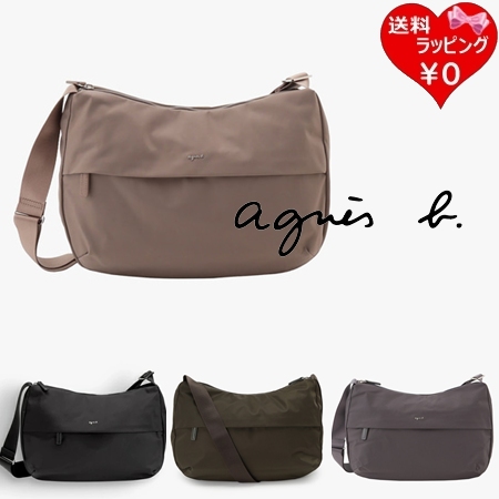 アニエスベー agnes b ショルダーバッグ ナイロン ラージ Cecile レディース ブランド 正規品 新品 ギフト プレゼント 人気 おすすめ 誕生日 記念日 クリスマス 送料無料 ラッピング無料