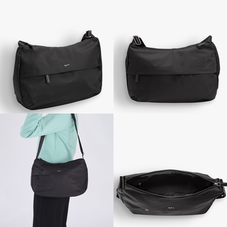 アニエスベー agnes b ショルダーバッグ ナイロン ラージ Cecile レディース ブランド 正規品 新品 ギフト プレゼント 人気 おすすめ 誕生日 記念日 クリスマス 送料無料 ラッピング無料_6