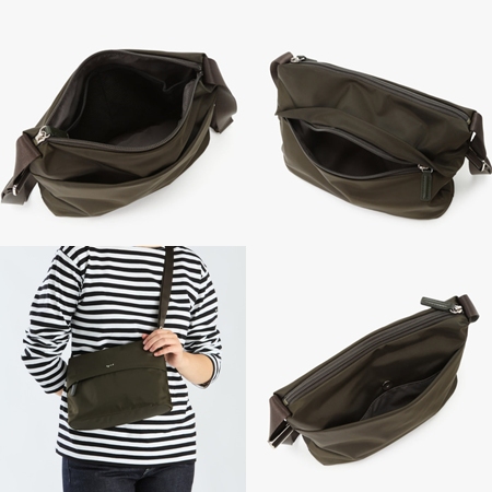 アニエスベー agnes b ショルダーバッグ ナイロン スモール Cecile レディース ブランド 正規品 新品 ギフト プレゼント 人気 おすすめ 誕生日 記念日 クリスマス 送料無料 ラッピング無料_6