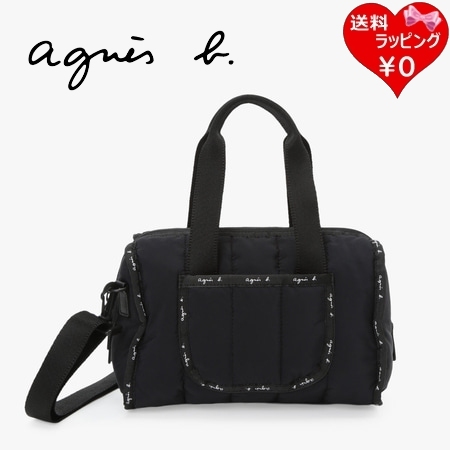 アニエスベー agnes b ショルダーバッグ ハンドバッグ ナイロン 2way ミニ ショルダー Monaco ブラック レディース ブランド 正規品 新品 ギフト プレゼント 人気 おすすめ 誕生日 記念日 クリスマス 送料無料 ラッピング無料
