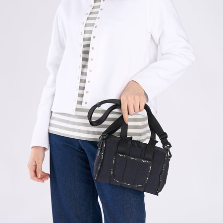 アニエスベー agnes b ショルダーバッグ ハンドバッグ ナイロン 2way ミニ ショルダー Monaco ブラック レディース ブランド 正規品 新品 ギフト プレゼント 人気 おすすめ 誕生日 記念日 クリスマス 送料無料 ラッピング無料_5