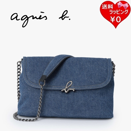 アニエスベー agnes b ショルダーバッグ The b ブルー レディース ブランド 正規品 新品 ギフト プレゼント 人気 おすすめ 誕生日 記念日 クリスマス 送料無料 ラッピング無料