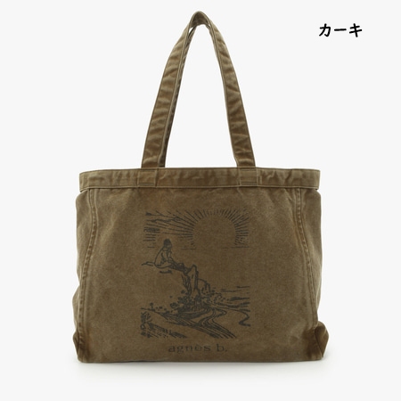 アニエスベー agnes b トートバッグ SUNRISE コットン ラージ レディース ブランド 正規品 新品 ギフト プレゼント 人気 おすすめ 誕生日 記念日 クリスマス 送料無料 ラッピング無料_6