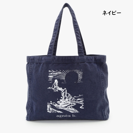 アニエスベー agnes b トートバッグ SUNRISE コットン ラージ レディース ブランド 正規品 新品 ギフト プレゼント 人気 おすすめ 誕生日 記念日 クリスマス 送料無料 ラッピング無料_7