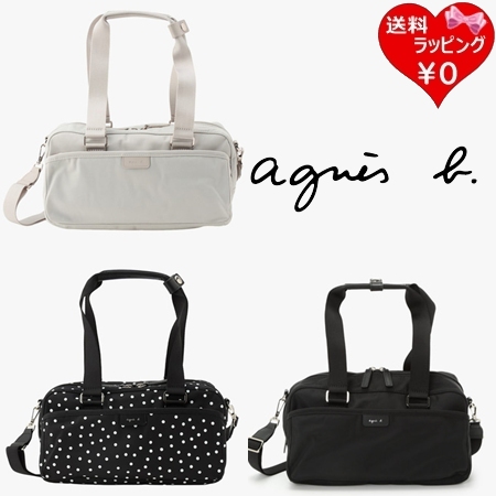 アニエスベー agnes b ショルダーバッグ ナイロン 2way ボストンバッグ My bag レディース ブランド 正規品 新品 ギフト プレゼント 人気 おすすめ 誕生日 記念日 クリスマス 送料無料 ラッピング無料