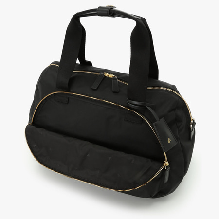 アニエスベー agnes b ショルダーバッグ ナイロンボストンバッグ Maron ブラック レディース ブランド 正規品 新品 ギフト プレゼント 人気 おすすめ 誕生日 記念日 クリスマス 送料無料 ラッピング無料
