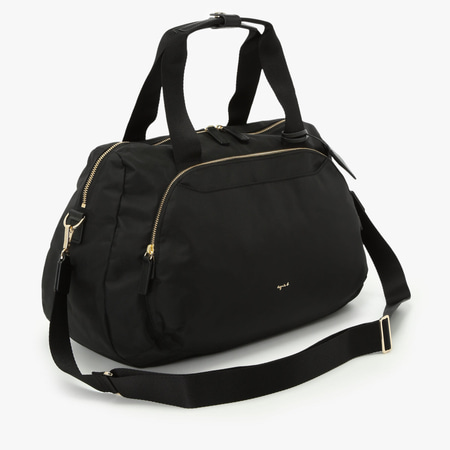 アニエスベー agnes b ショルダーバッグ ナイロンボストンバッグ Maron ブラック レディース ブランド 正規品 新品 ギフト プレゼント 人気 おすすめ 誕生日 記念日 クリスマス 送料無料 ラッピング無料