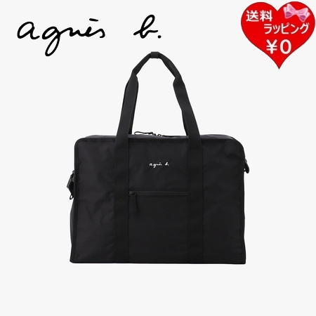 アニエスベー agnes b ボストンバッグ ショルダーバッグ 2way 軽量 ブラック レディース ブランド 正規品 新品 ギフト プレゼント 人気 おすすめ 誕生日 記念日 クリスマス 送料無料 ラッピング無料