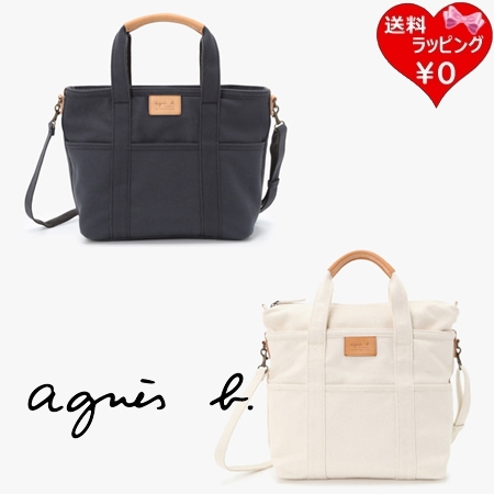 アニエスベー agnes b ショルダーバッグ コットン 2way スモール トートバッグ レディース ブランド 正規品 新品 ギフト プレゼント 人気 おすすめ 誕生日 記念日 クリスマス 送料無料 ラッピング無料 47,410円