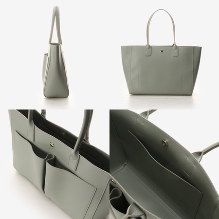 サマンサタバサ &chouette トートバッグ フロントポケット A4対応